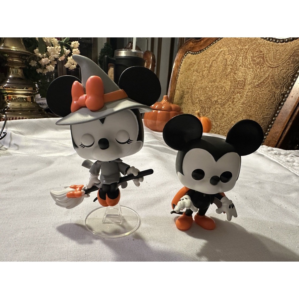 Funko Pop Disney Mickey and Minnie Mouse Halloween OOB